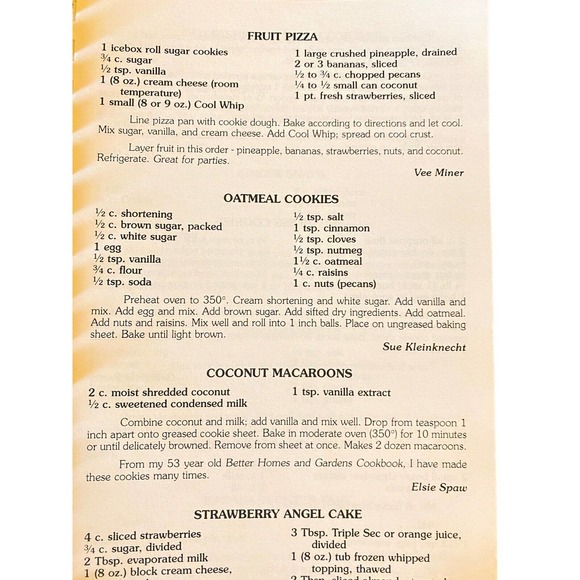 Our Best Recipes Terrace United Methodist Church Vintage 1002 Cookbook - Picture 7 of 11